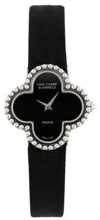 Van Cleef & Arpels Alhambra 322974 26mm White gold Black