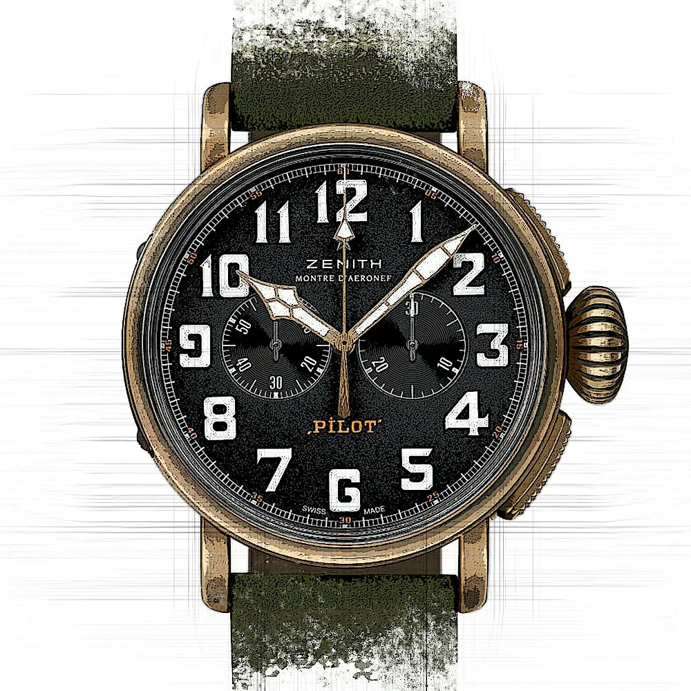 Zenith Pilot 29.2430.4069/21.C800 45mm Bronze Black