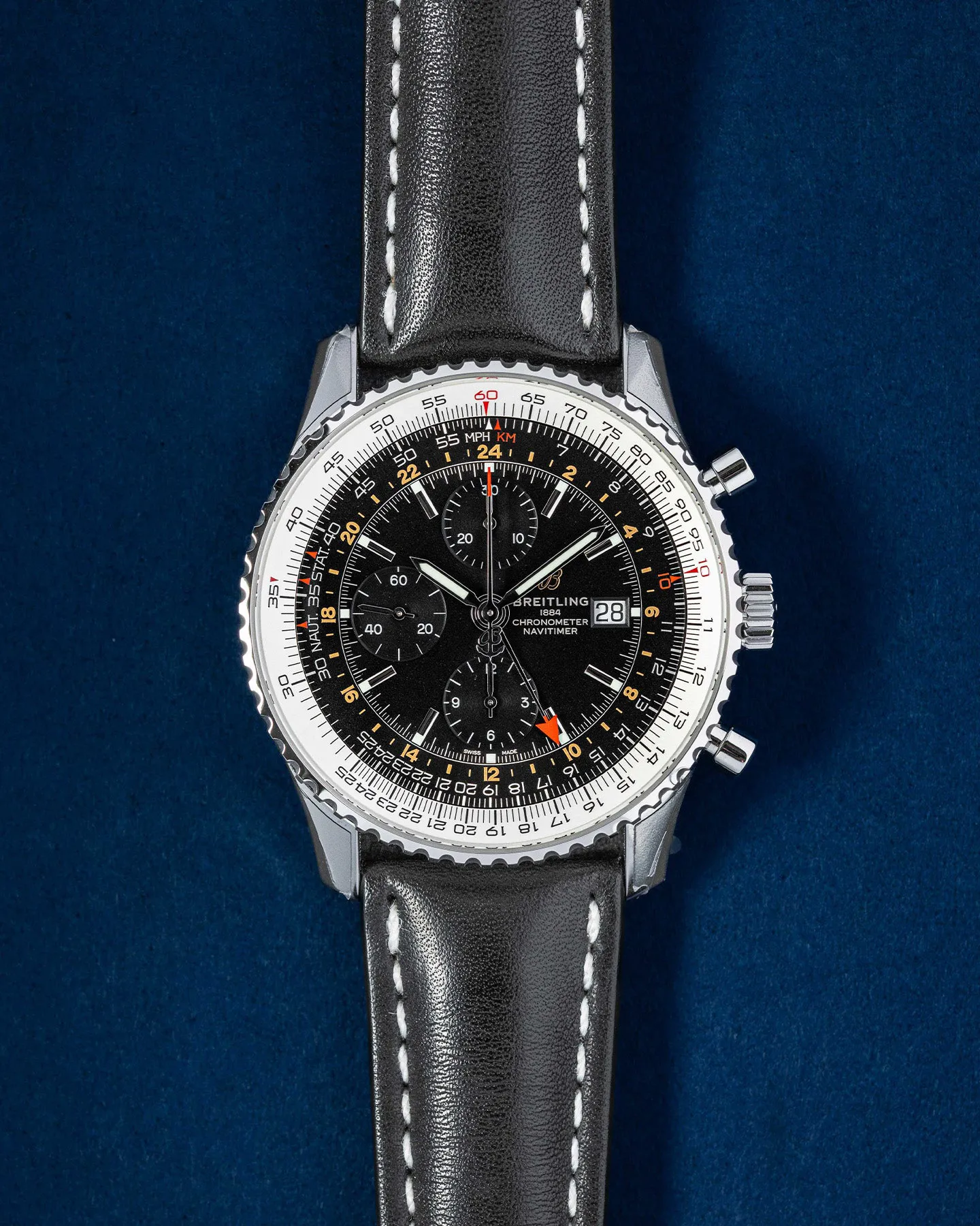 Breitling Navitimer A24322 46mm Stainless steel Black