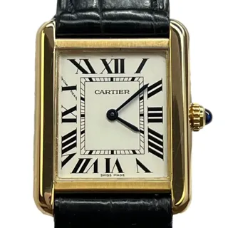 Cartier Tank Solo W5200002 Yellow gold Silver