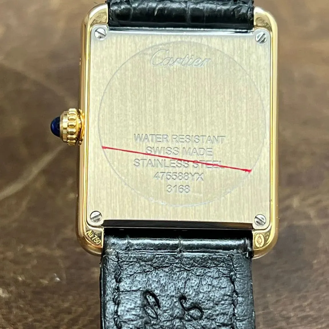 Cartier Tank Solo W5200002 31mm Yellow gold Silver 3