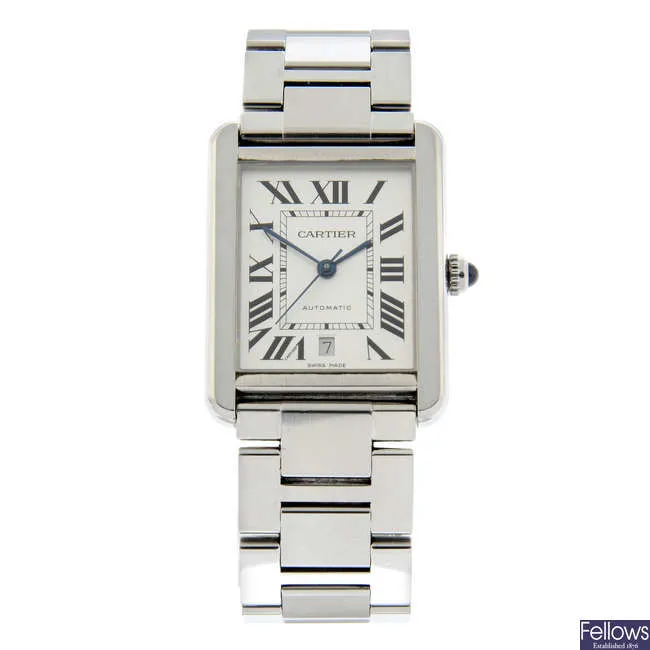 Cartier Tank Solo XL 3800 31mm Stainless steel Silvered