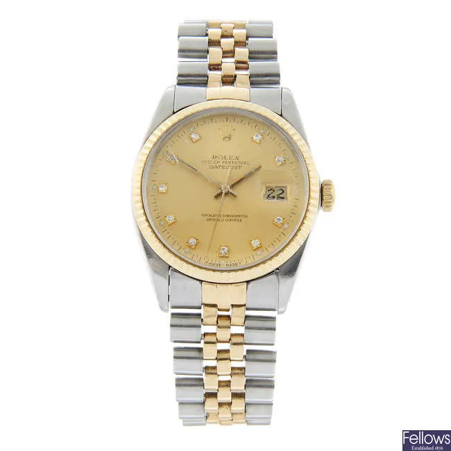 Rolex Datejust 36 16013 34mm 18ct yellow gold and Stainless steel Champagne