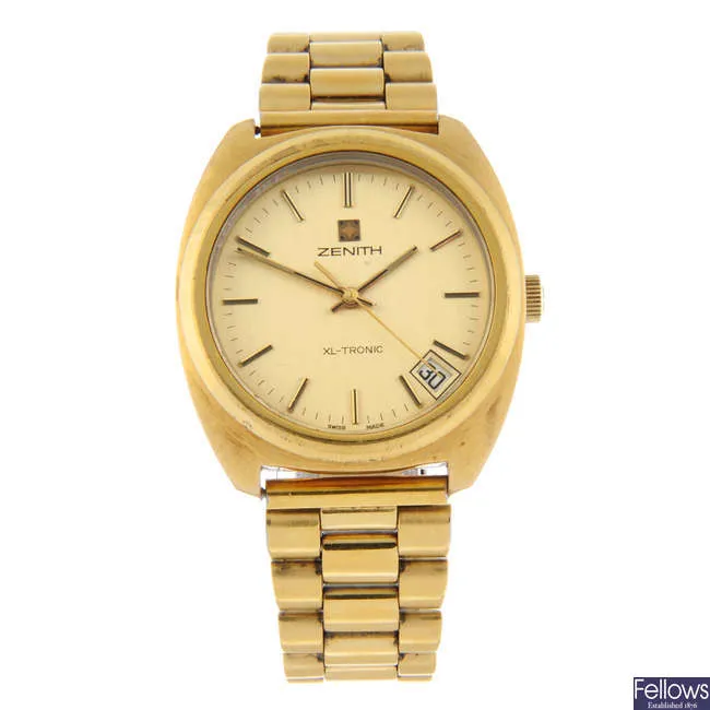 Zenith XL-Tronic 20-0061-500 36mm Gold-plated and stainless steel Champagne