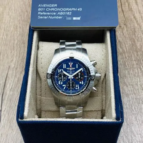 Breitling Avenger AB01821A1C1A1 45mm Stainless steel Blue