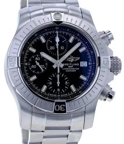 Breitling Avenger A13385 43mm Stainless steel Black