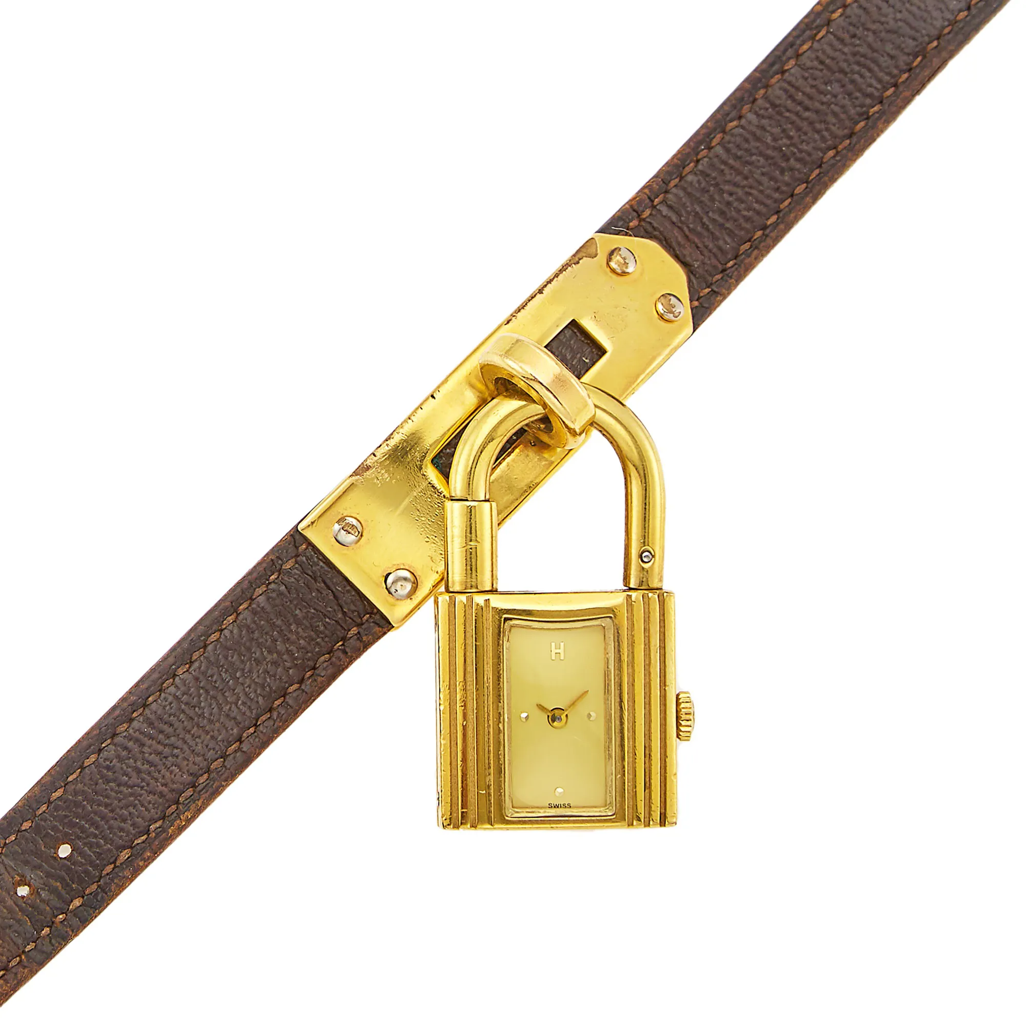 Hermès Kelly Gilt-metal Golden