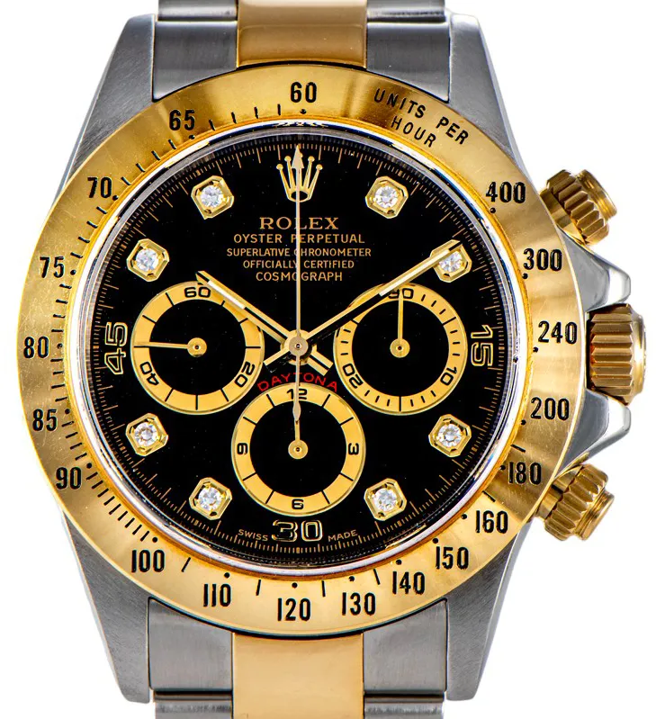 Rolex Daytona 16523 40mm Yellow gold and Stainless steel Black