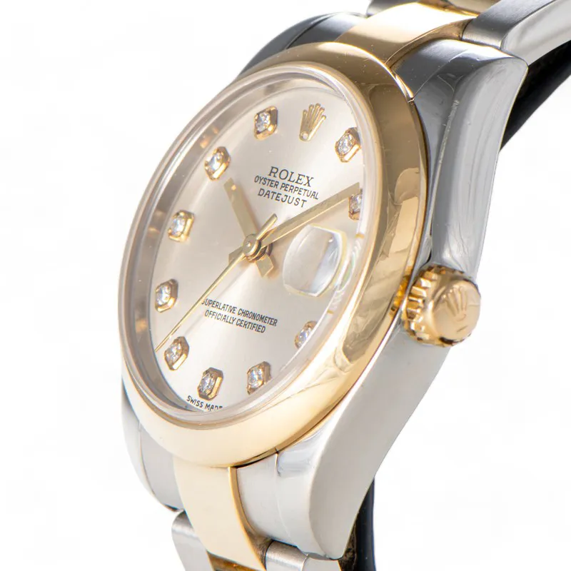 Rolex Datejust 31 178243 31mm Yellow gold and Stainless steel and 18k yellow gold Silver and Diamond 1