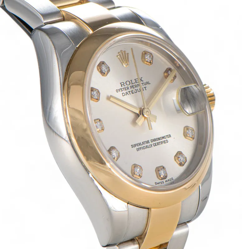 Rolex Datejust 31 178243 31mm Yellow gold and Stainless steel and 18k yellow gold Silver and Diamond 2