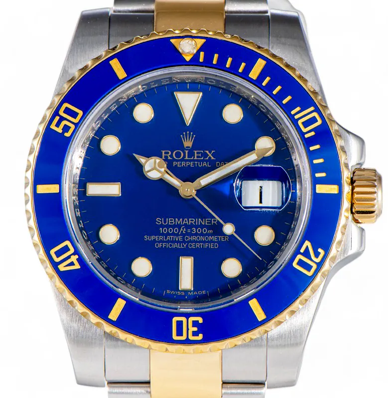 Rolex Submariner 116613LB 40mm Yellow gold and Stainless steel and 18k yellow gold Blue