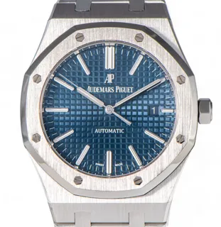 Audemars Piguet Royal Oak 15400ST.OO.1220ST.03 41mm Stainless steel Blue