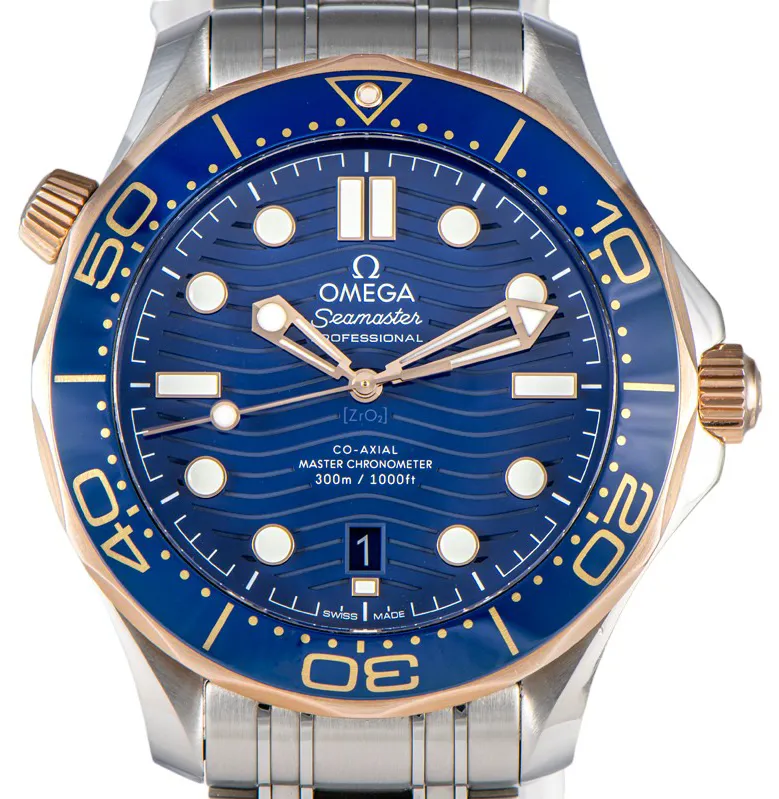 Omega Seamaster Diver 300M 210.22.42.20.03.002 42mm Stainless steel Blue