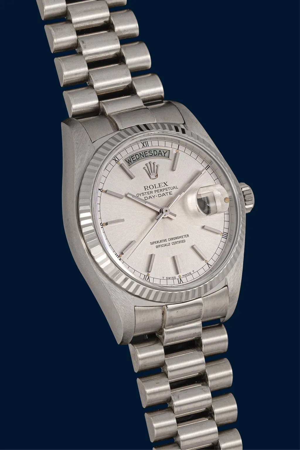 Rolex Day-Date 36 1803 36mm White gold Silver 2