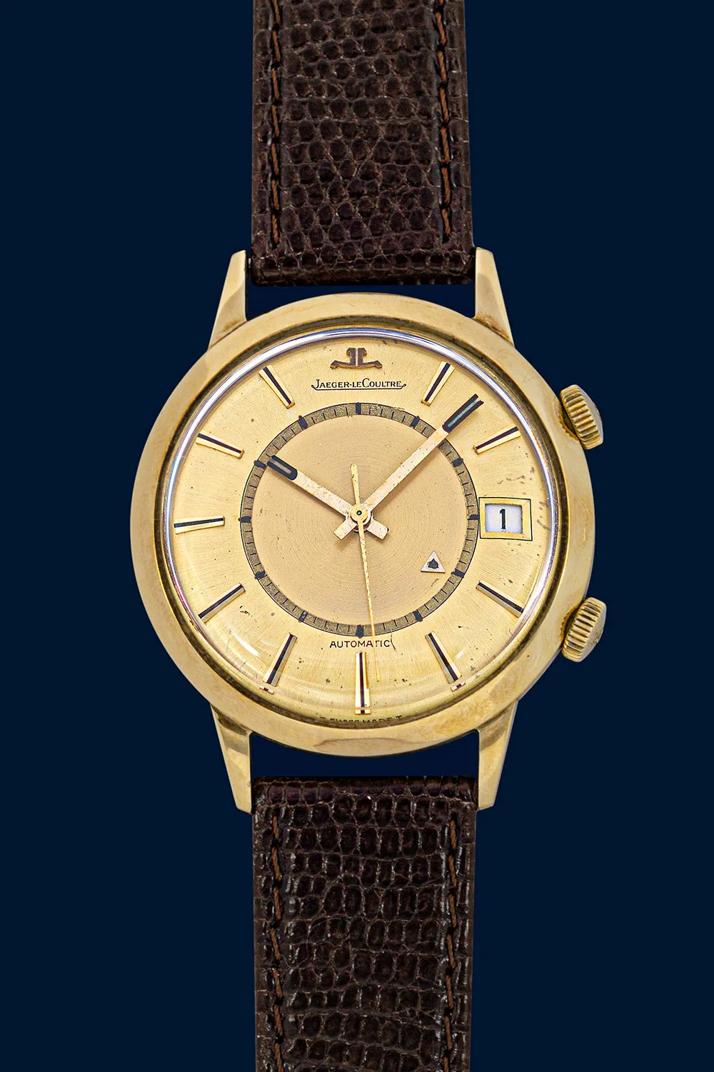 Jaeger-LeCoultre Memovox 37mm Or Jaune Champagne