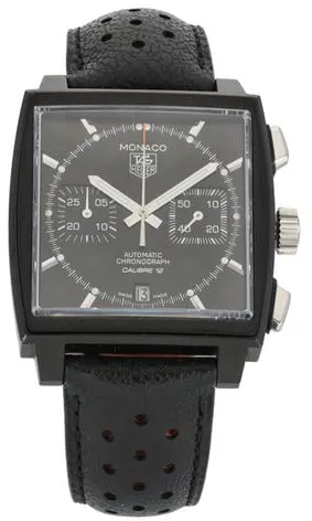 TAG Heuer Monaco CAW211M 32mm Stainless steel Black