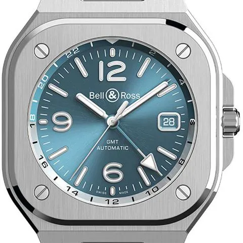 Bell & Ross Urban BR05G-PB-ST/SRB 41mm Stainless steel Blue