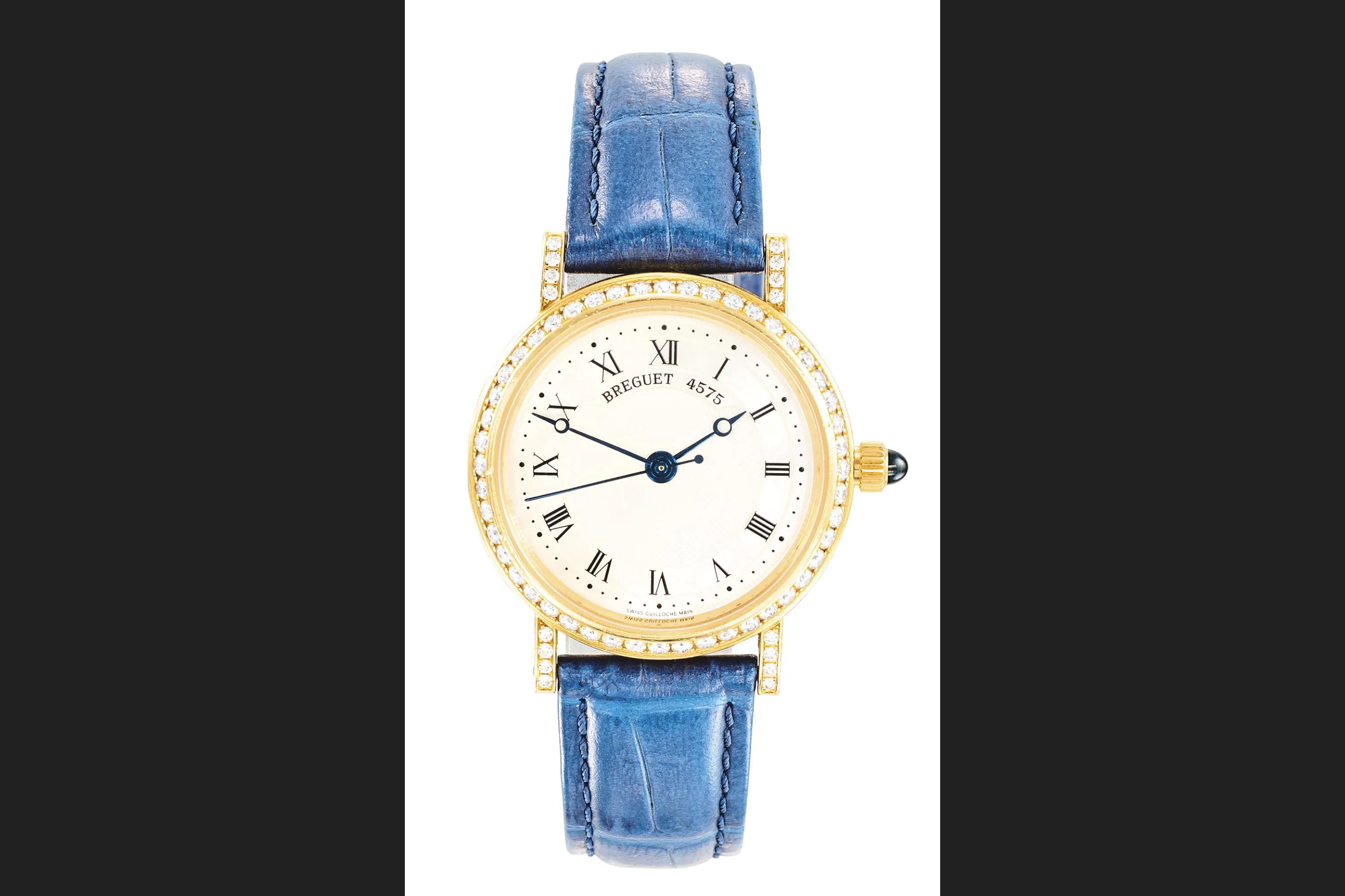 Breguet Classique 8068 4575 AP 30mm Yellow gold and diamonds Mother-of-pearl