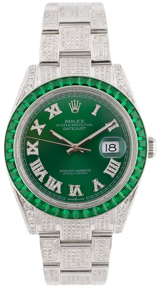 Rolex Datejust 41 126300 41mm Stainless steel Green