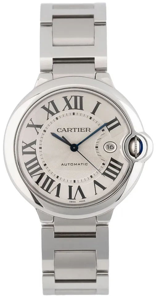 Cartier Balloon Blue 42 mm 3001 42mm Stainless steel Silver