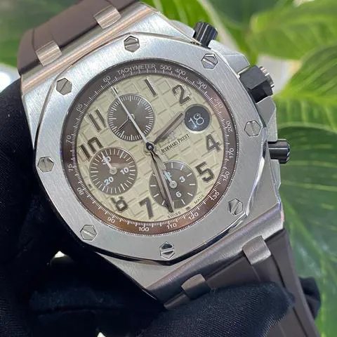 Audemars Piguet Royal Oak Offshore 26470ST.OO.A801CR.01 42mm Stainless steel Beige 3