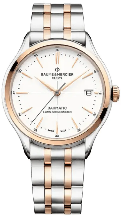 Baume & Mercier Clifton 10458 40mm Stainless steel White