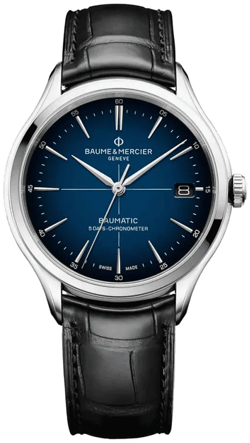 Baume & Mercier Clifton 10467 40mm Stainless steel Blue