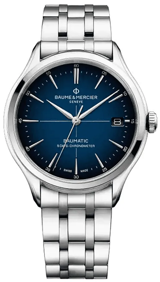 Baume & Mercier Clifton 10468 40mm Stainless steel Blue