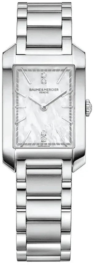 Baume & Mercier Hampton 10474 35mm Stainless steel White