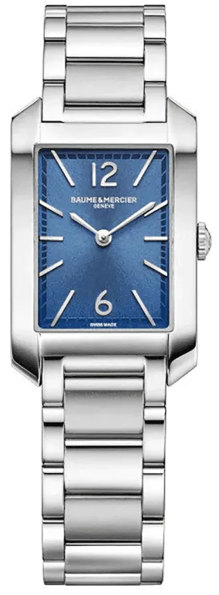 Baume & Mercier Hampton 10476 35mm Stainless steel Blue