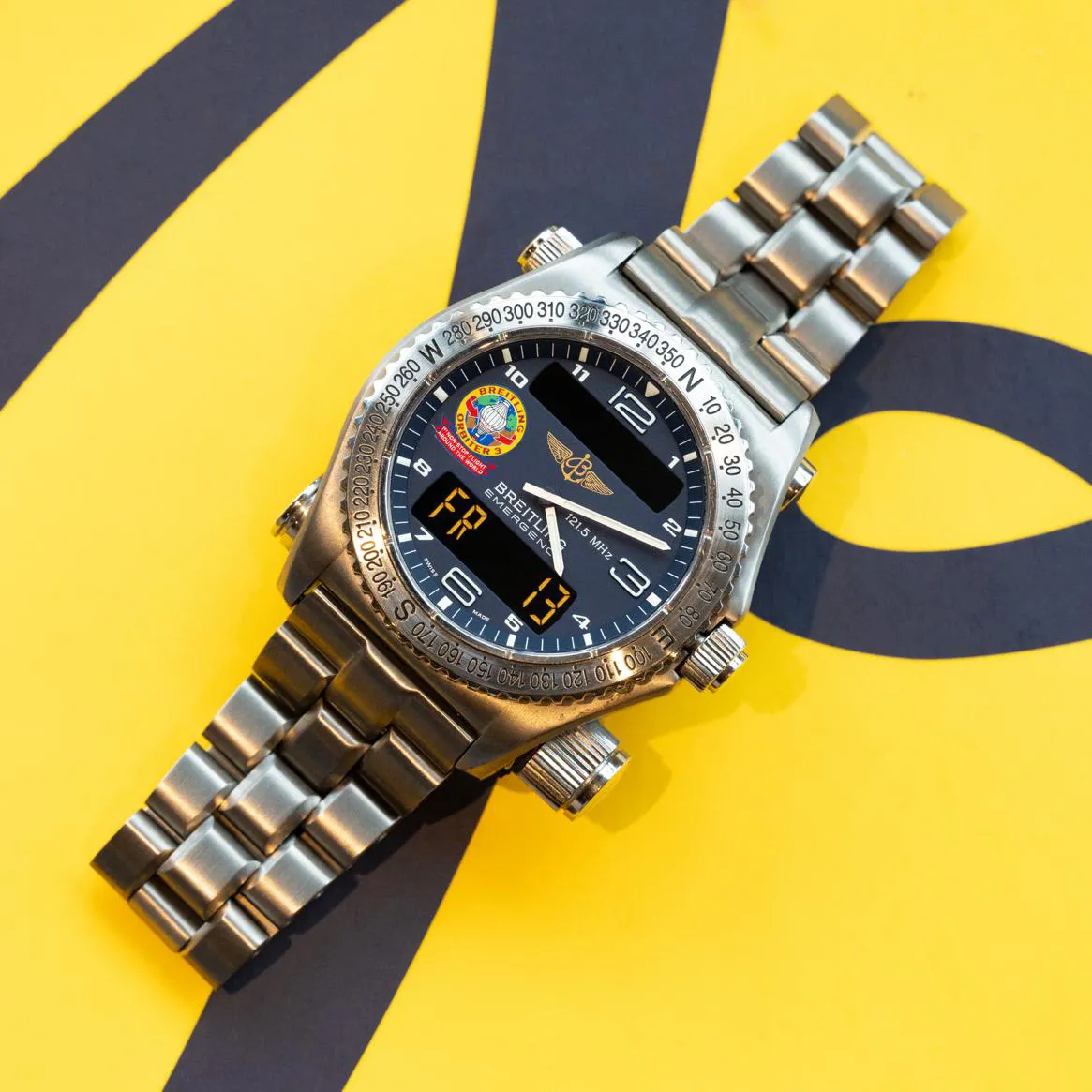 Breitling Emergency E5632110/C537 41mm Titanium Blue