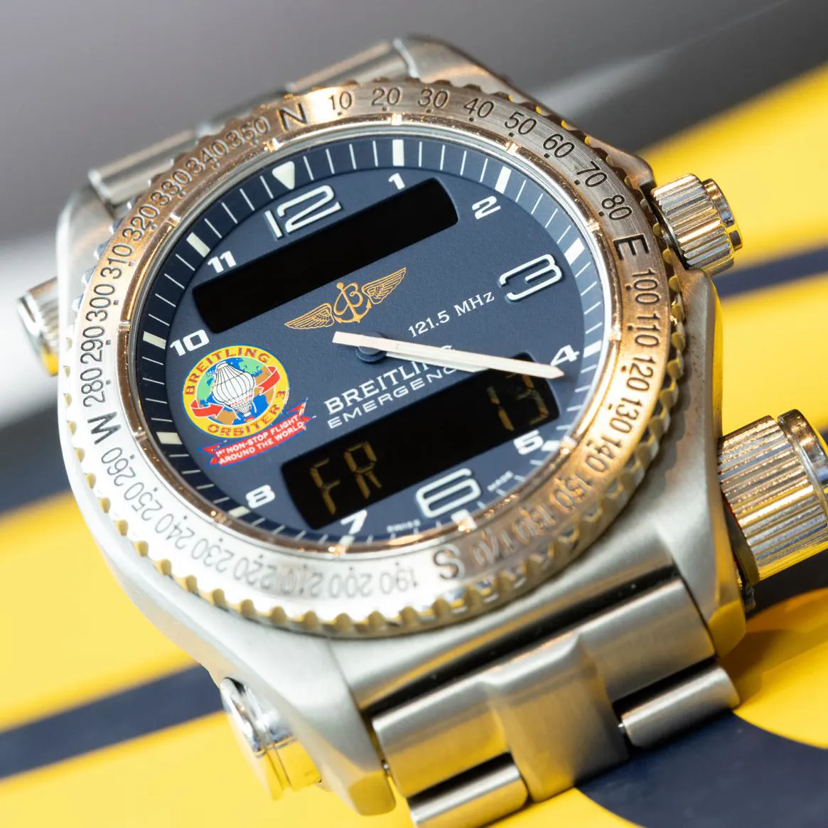 Breitling Emergency E5632110/C537 41mm Titanium Blue 1