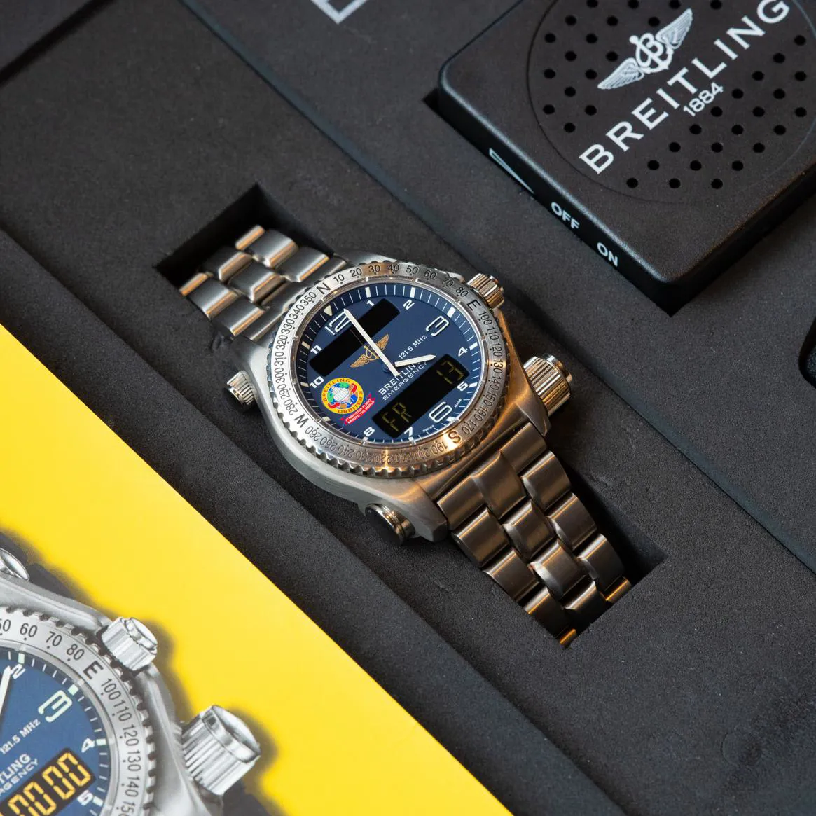 Breitling Emergency E5632110/C537 41mm Titanium Blue 4