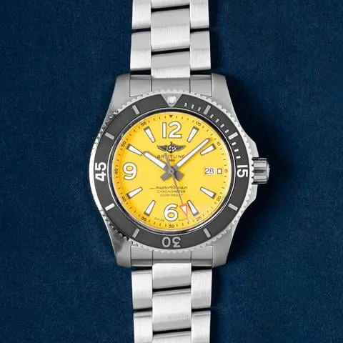 Breitling Superocean A137367 44mm Stainless steel Yellow