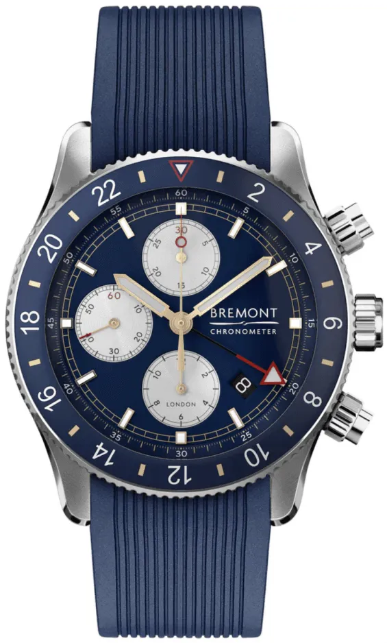 Bremont Supermarine SMARINECHRONO-BL-R-S 43mm Stainless steel