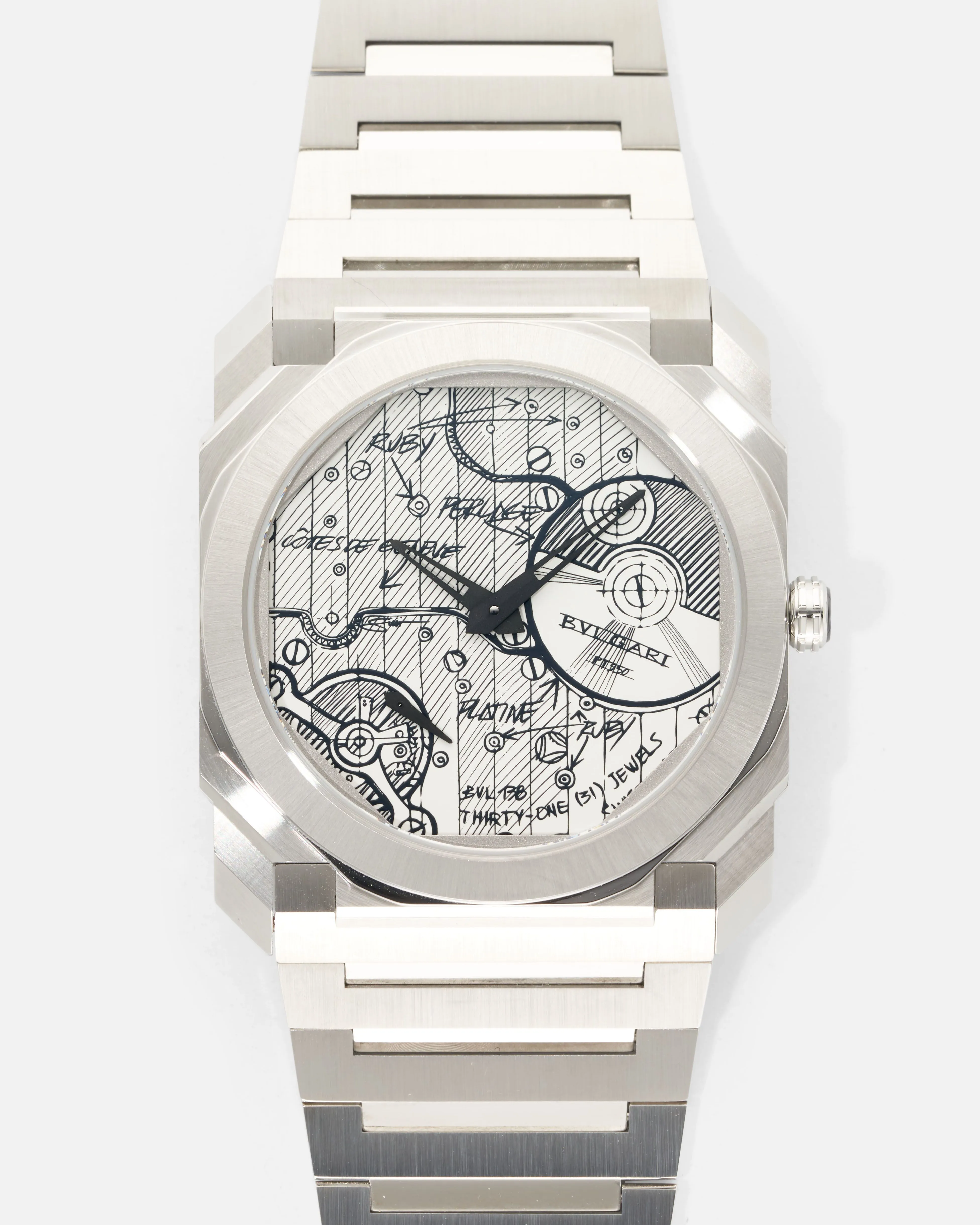 Bulgari Octo Finissimo 104163 40mm Stainless steel White