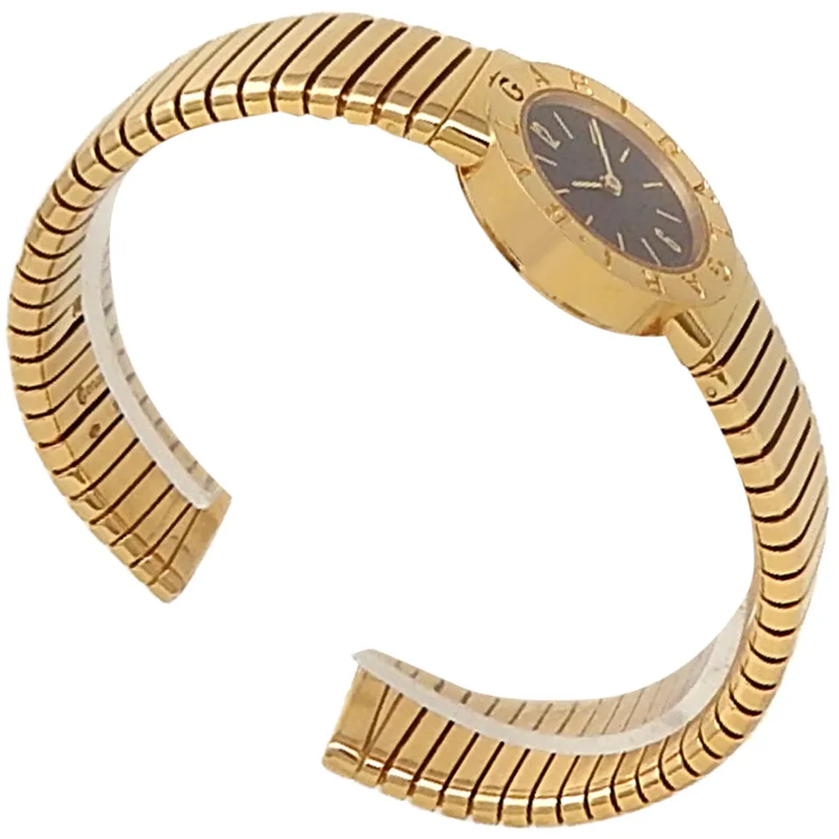 Bulgari Tubogas BB 23 2T 23mm Yellow gold Black 2