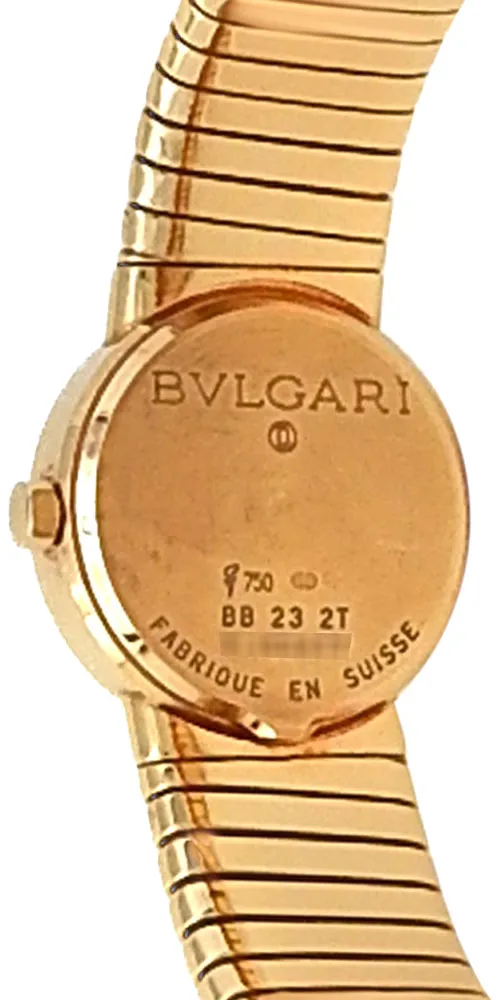 Bulgari Tubogas BB 23 2T 23mm Yellow gold Black 4