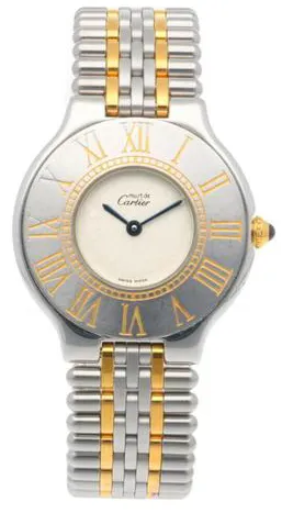 Cartier 21 Must de Cartier 123000P 31mm Yellow gold and Stainless steel 6