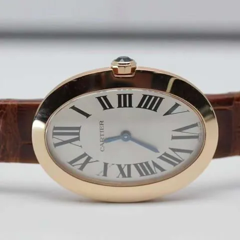 Cartier Baignoire Small Model W8000007 31.5mm Rose gold White 2