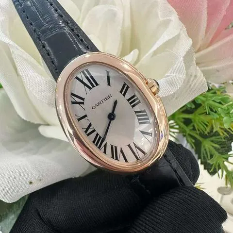 Cartier Baignoire Small Model W8000007 31.5mm Rose gold Silver 4