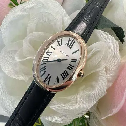 Cartier Baignoire Small Model W8000007 31.5mm Rose gold Silver 6