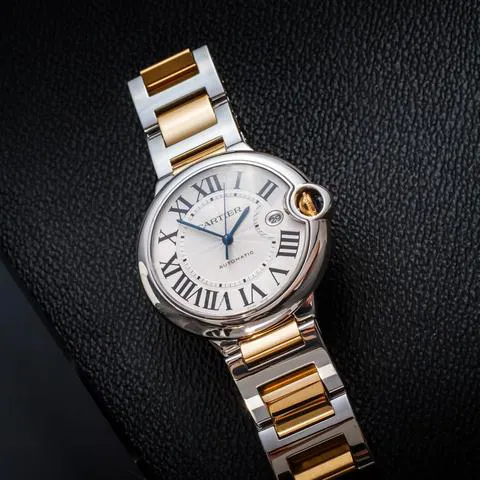 Cartier Ballon Bleu 42mm 3001 42mm Yellow gold and Stainless steel Silver 7