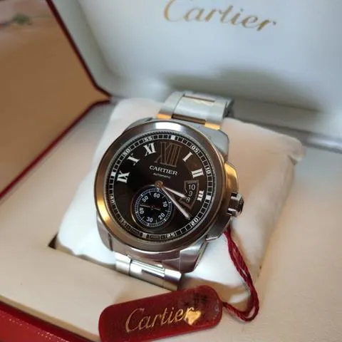 Cartier Calibre de Cartier W7100016 42mm Stainless steel Black