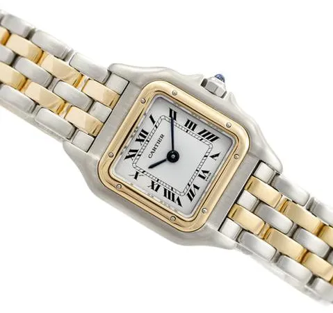 Cartier Panthère 112000R 22mm Yellow gold and stainless steel White