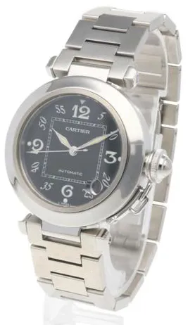 Cartier Pasha C 2324 35mm Stainless steel Black 3