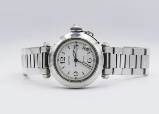 Cartier Pasha C W31015M7 Stainless steel White