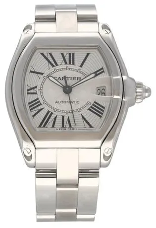 Cartier Roadster W62025V3 38mm Stainless steel Gray