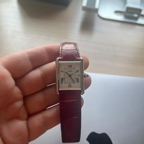 Cartier Tank 2414 25mm Silver White 9