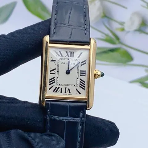 Cartier Tank Louis Cartier WGTA0067 33.5mm Yellow gold Silver 1